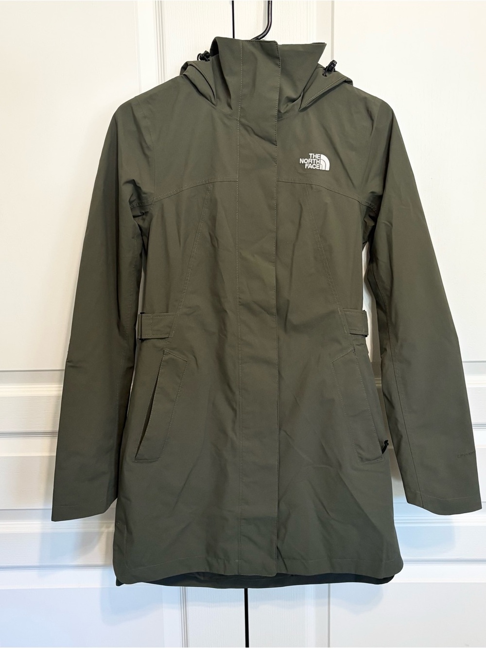 The North Face DriVent Parka Hooded Full Zip Mid-Length Jacket Womens XS
